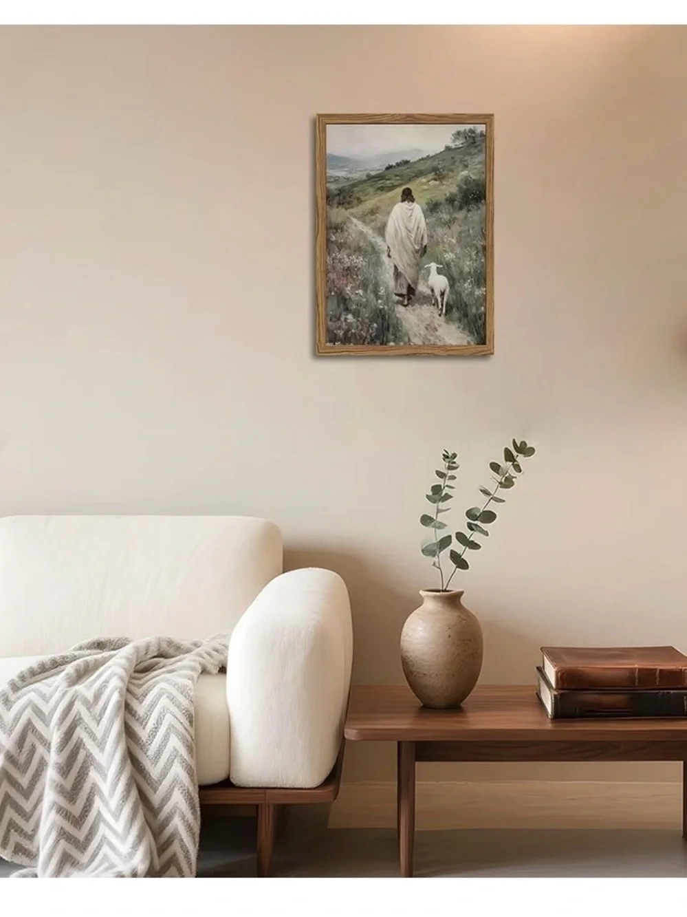 Jesus and Lamb Wall Art